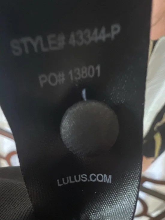 Lulus Floral Black Maxi Dress with Pink and Cream Prints NEW - Picture 5 of 7